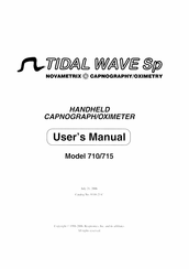 Novametrix Medical Systems TIDAL WAVE SP 715 User Manual