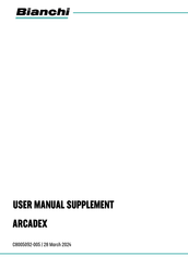 Bianchi ARCADEX User's Manual Supplement