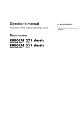 Pottinger PSM 3552 Operator's Manual