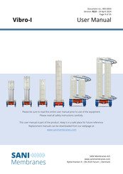 SANI Membranes Vibro-I 2.5 m2 User Manual