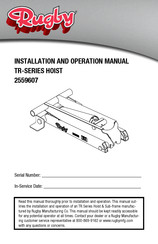 Rugby TR Series Installation And Operation Manual