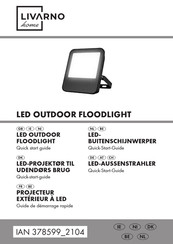 LIVARNO home 378599 2104 Quick Start Manual