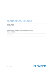 FLENDER SECUREX T Assembly And Operating Instructions Manual