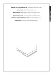 Henrad Raggio Instructions Manual