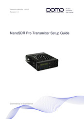 Domo NSDRPRO-440500 Setup Manual