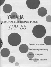 Yamaha YPP-55 Owner's Manual