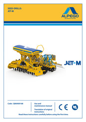 Alpego JET-M 300 Use And Maintenance Manual