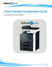 Bizhub vCare C36 Configuration Manual