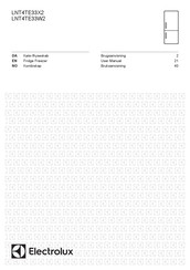 Electrolux LNT4TE33W2 User Manual