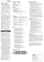 Omron DeviceNet DRT2-MD32SLH-1 Instruction Manual