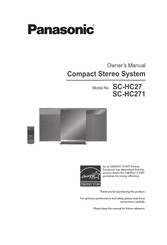 Panasonic SC-HC271 Owner's Manual