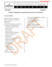 Emerson Copeland M User Manual