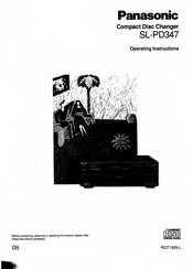 Panasonic SL-PD347 Operating Instructions Manual