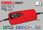 Ferve F-2507 Instruction Manual
