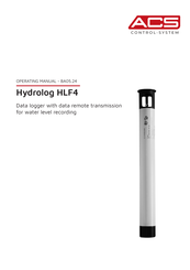 ACS Hydrolog HLF4 Operating Manual