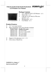 POSIFLEX TM-2312E User Manual
