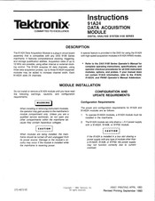 Tektronix 9100 Series Instructions Manual