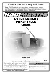 Harbor Freight Tools HAULMASTER 60732 Owner's Manual & Safety Instructions