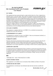 POSIFLEX RA-307 User Manual