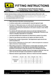 TJM 070AP15N21W Fitting Instructions Manual