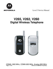 Motorola V260 Service Manual