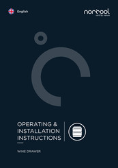 Norcool 60000007 Operating & Installation Instructions Manual