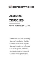 Conceptronic ZEUS52ES3K Quick Installation Manual