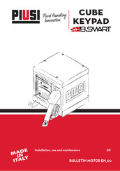 Piusi CUBE B.SMART KEYPAD Instructions For Installation, Use And Maintenance Manual