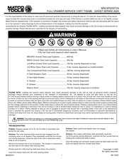 Matco Tools MSC4FDGST24 Manual