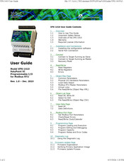 CONTROL SOLUTIONS ValuPoint VI User Manual