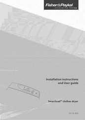 Fisher & Paykel Smartload DG62T27GW2-96150-A Installation Instructions And User Manual