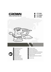 Crown CT13560V Original Instructions Manual