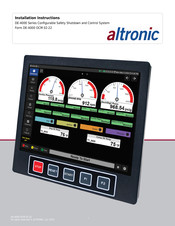 Altronic DE-4000 Installation Instructions Manual