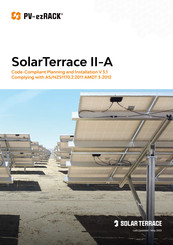 PV-ezRack SolarTerrace II-A Planning And Installation