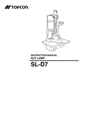 Topcon SL-D7 Instruction Manual