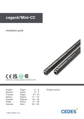 Cedes cegard/Mini SY-2000-36 NB BCK CC Installation Manual