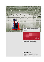 Linde 8903 Series Operating Instructions Manual