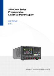 SIGLENT TECHNOLOGIES SPD4121X User Manual
