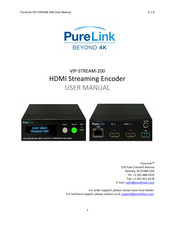 PureLink VIP-STREAM-200 User Manual