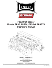 Landoll Brillion FPSB-6 Operator's Manual
