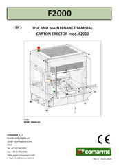 comarme F2000 Use And Maintenance Manual
