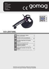 gomag GO-LBS720BL Translation Of The Original Operating Instructions