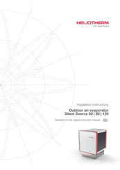 Heliotherm Silent Source 80 Installation Instructions Manual
