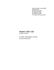 Thermo E-120E Technical Manual