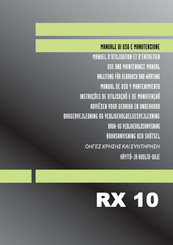 Lifter RX 10 Use And Maintenance Manual