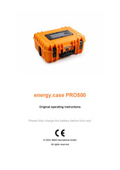 Bowers & Wilkins energy.case PRO500 Original Operating Instructions