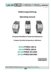 LR-Cal PYROS 375-DNV Operating Manual