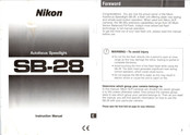 Nikon SB-28 Instruction Manual