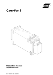 ESAB 0700 003 890 Instruction Manual