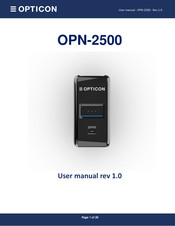 Opticon OPN-2500 User Manual